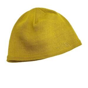 THE NORTH FACE WINTER UNISEX BEANIE MUSTARD YELLOW MINERAL GOLD COLOR ONE SIZE